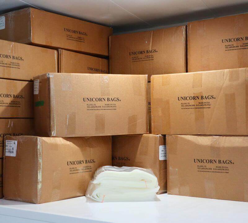 Cases of Unicorn Mushroom Filter Patch Bags - Type 3B - 0.5 Micron Filter